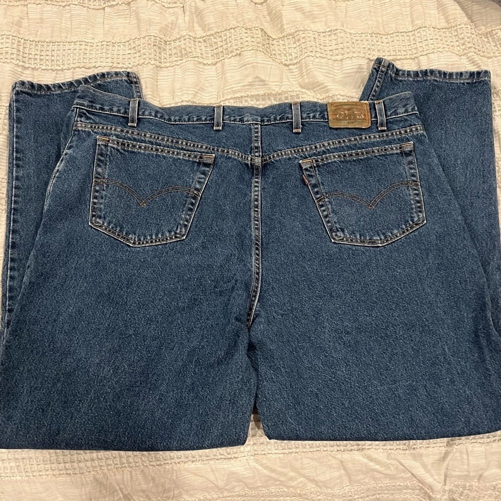 Vintage Levi’s 545 Brown Tab Loose Fit Jeans Men’s 46x35 (Tag 48x36)